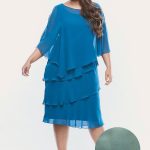Layla Jones Dress Chiffon Ruffled Layers Lj0003 - Thumbnail Image 10