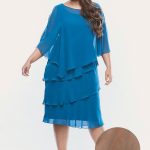 Layla Jones Dress Chiffon Ruffled Layers Lj0003 - Thumbnail Image 9