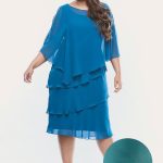 Layla Jones Dress Chiffon Ruffled Layers Lj0003 - Thumbnail Image 13