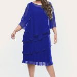 Layla Jones Dress Chiffon Ruffled Layers Lj0003 - Thumbnail Image 1
