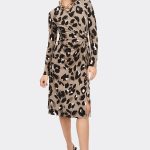 Joseph Ribkoff Animal Print Wrap Dress 243173 - Thumbnail Image 1