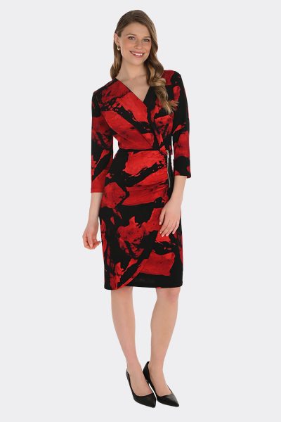 Frank Lyman Zip Detail Sheath Dress 254277
