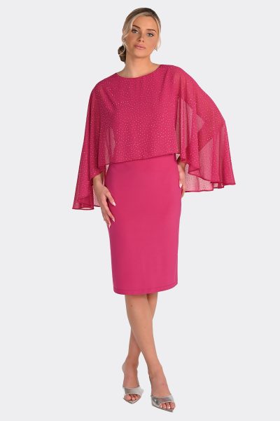 Sparkle Olay Dress Magenta 268195 CC36770 front