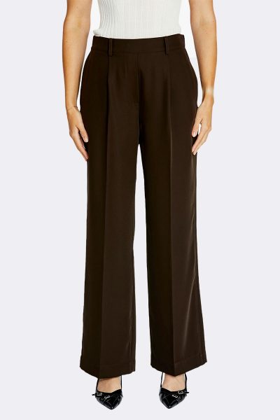 Classic Trouser Pant Chocolate P615722 CC37527 front