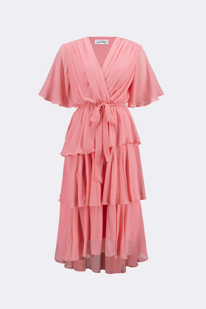 Chiffon Teired Wrap Dress Bellini 271763 CC37689 dress