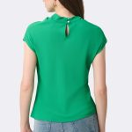 Cowl Neck Top Green 271182 CC37711 back