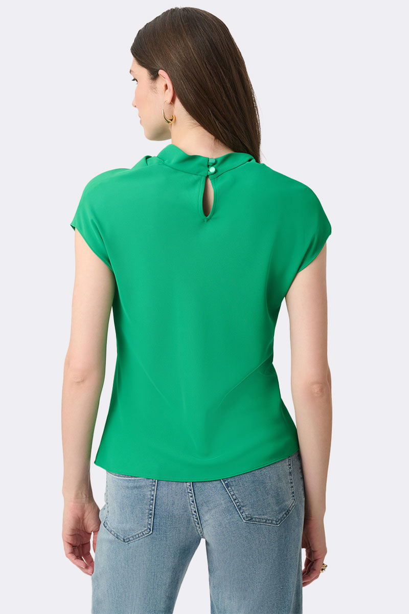 Cowl Neck Top Green 271182 CC37711 back