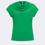 Cowl Neck Top Green 271182 CC37711 shirt