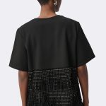 Faux Suede Fringe Top Black 264917 CC37668 back