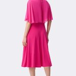 Flowy Wrap Dress Pink 271722 CC37695 back