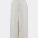 Poplin Culotte Pant Stone 271048 CC37705 pants