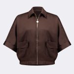 Satin Blouson Jacket Mahogany 271974 CC37707 jacket