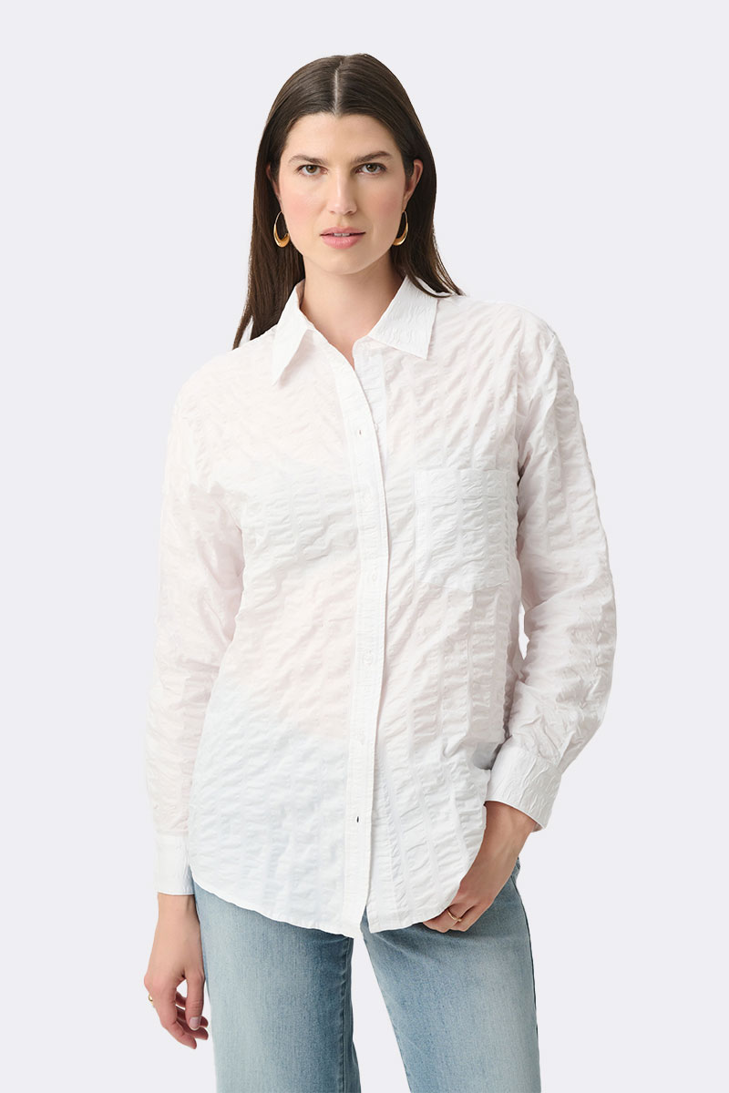 Seereucker Long Sleeve Shirt Vanilla 271962 CC37686 front