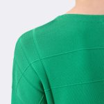 Textured V Neck Jumper Green 271954 CC37688 close